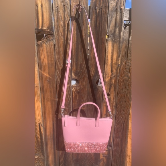 Kate Spade Dusty Peon Glitter Bottom purse. - Picture 4 of 6